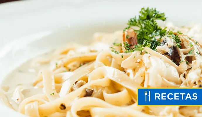 Recetas - Fettuccine Alfredo Original